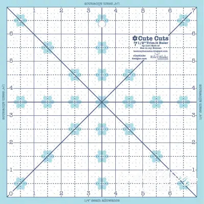 Lori Holt Trim It Ruler 7.5 Square"