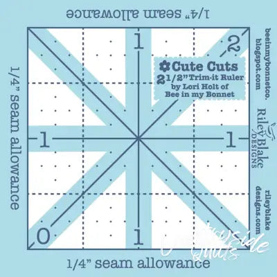 Trim It Ruler Square 2-1/2in x 2-1/2in