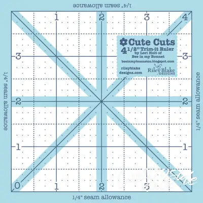 Trim It Ruler Square 4-1/2in x 4-1/2in