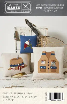 Trio of Fishing Pillows