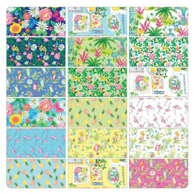 Tropical Splash 10in Squares