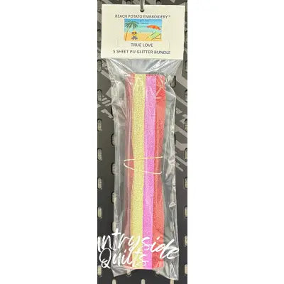 True Love Glitter Sheet Bundle 5pk