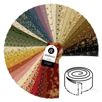 Trunk Treasures 2.5 Inch Strip Roll 40 Cuts Each