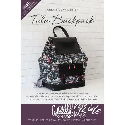 Tula Backpack Paper Pattern