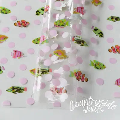 Tula Pink Floral Reef Collection: School Crossing Vinyl 5 Yard Bolt