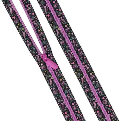 Tula Pink Prince Charming Deja Vu Collection: 3 Yards of #5 Zippers Dandelion