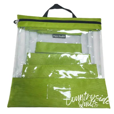 Tutto Clear Organizing Bag Lime