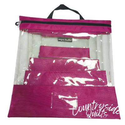 Tutto Clear Organizing Bag Pink