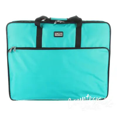 Tutto Embroidery Bag Extra Large Turquoise
