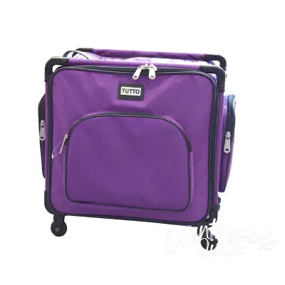 Tutto Serger Machine Case On Wheels 17in Purple