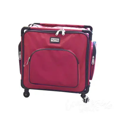 Tutto Serger Machine Case On Wheels 17in Red
