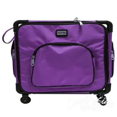 Tutto Serger Machine Case On Wheels 20in Purple