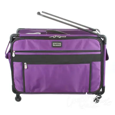 Tutto Sewing Machine Case On Wheels 2X Large 28in Purple