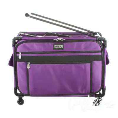 Tutto Sewing Machine Case On Wheels Large 22in Purple