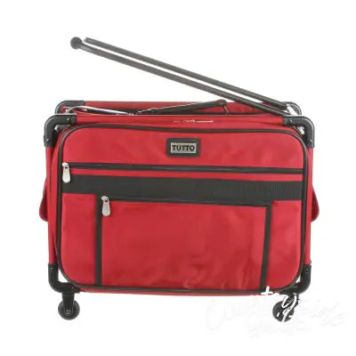 Tutto Sewing Machine Case On Wheels Medium 20in Cherry Red