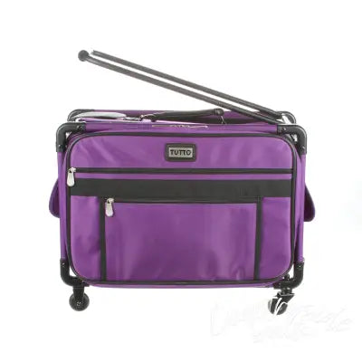 Tutto Sewing Machine Case On Wheels Medium 20in Purple