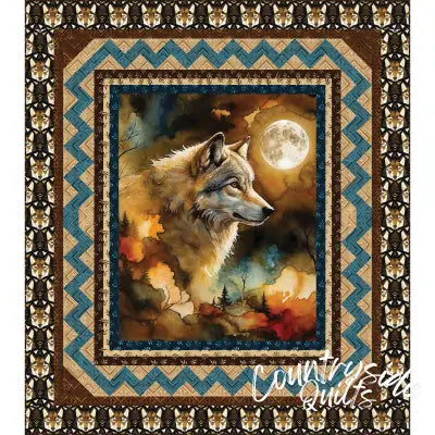 Twilight Pack Digitally Printed Quilt Panel Sample