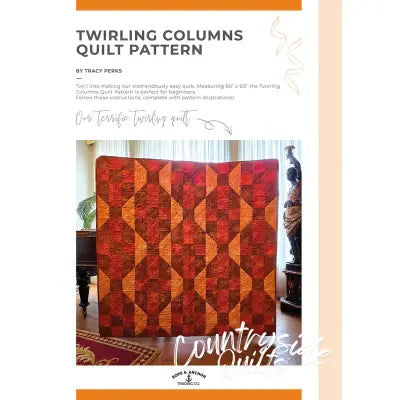 Twirling Columns Quilt Pattern