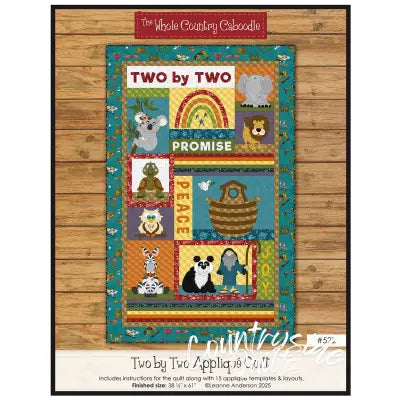 Two by Two Applique Quilt Pattern