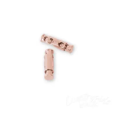 Two Cord Stoppers 1/8in Rose Gold