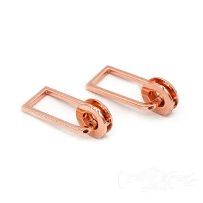 Two Grommet Strap Connectors 3/4 Rose Gold"