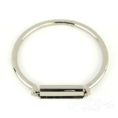 Two Round Purse Handles Nickel