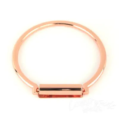 Two Round Purse Handles Rose Gold