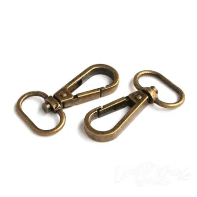 Two Swivel Hooks 3/4 Antique"