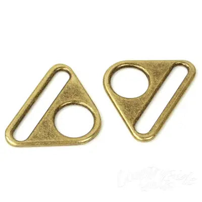 Two Triangle Rings 1 1/2 Antique"