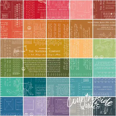 TYPE/ography 1 Yard Bundle A, 30 Pcs.