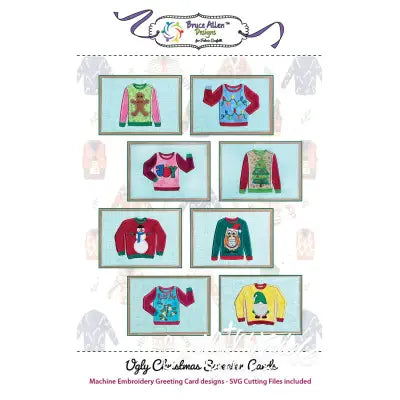 Ugly Christmas Sweater Greeting Cards