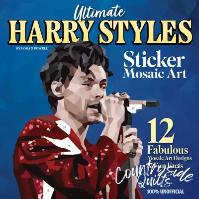 Ultimate Harry Styles Sticker Mosaic Art Book