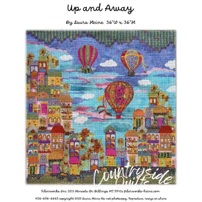 Up and Away Collage Pattern by Laura Heine