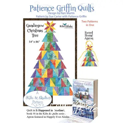 Updated Gandiegow Christmas Tree Quilt & Sweet Home Apron