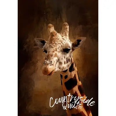 Upright & Righteous Giraffe Panel 20.5in x 13.75in