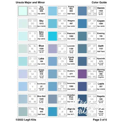 Ursula Major & Minor Quilt Kit