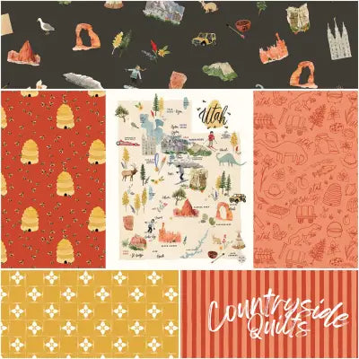 Utah 1 Yard Bundle Espresso, 6pcs