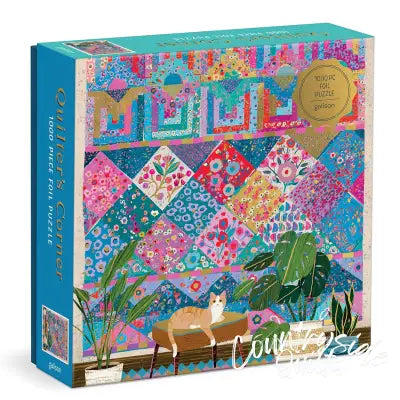 Victoria Ball Quilter's Corner 1000 Piece Foil Puzzle
