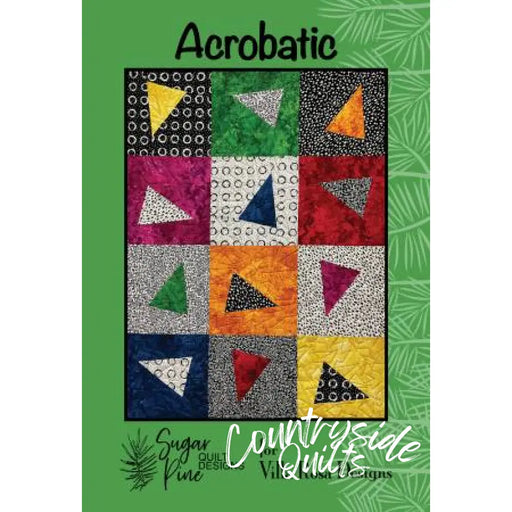 Villa Rosa Designs - Acrobatic - Post Card Quilt Pattern