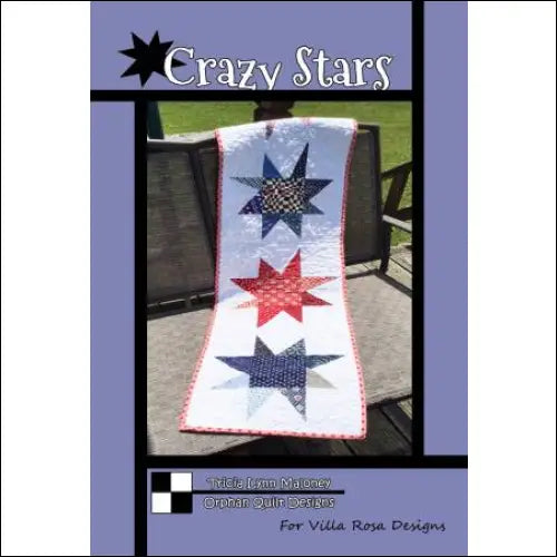 Villa Rosa Designs - Crazy Stars - Post Card Quilt Pattern