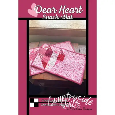 Villa Rosa Designs - Dear Heart Snack Mat - Post Card Quilt