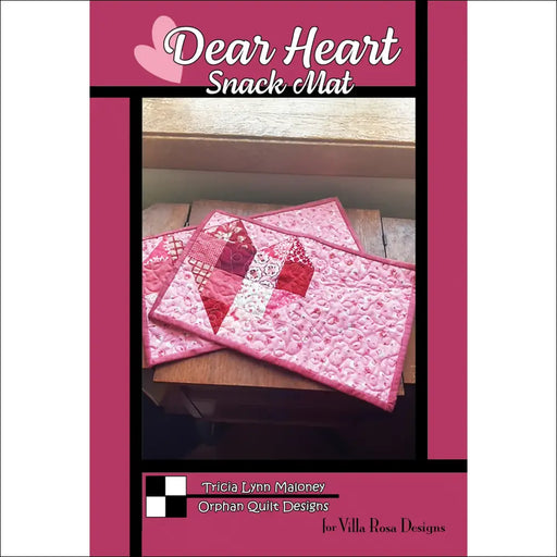 Villa Rosa Designs - Dear Heart Snack Mat - Post Card Quilt