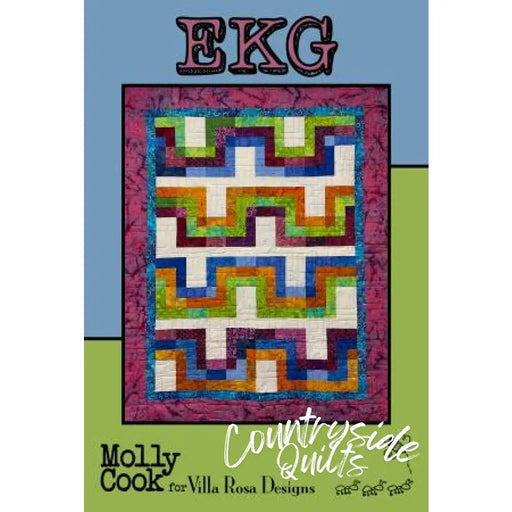 Villa Rosa Designs - EKG - Post Card Quilt Pattern ekg