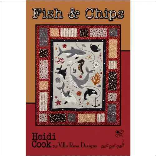 Villa Rosa Designs - Fish & Chips - Post Card Quilt Pattern