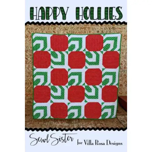 Villa Rosa Designs - Happy Hollies - Post Card Quilt