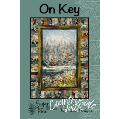 Villa Rosa Designs - On Key - Post Card Quilt Pattern onkey