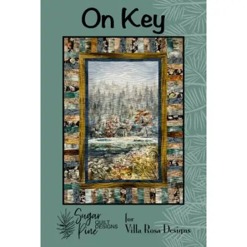 Villa Rosa Designs - On Key - Post Card Quilt Pattern onkey