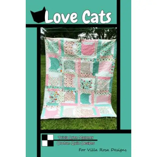 Villa Rosa Designs - Love Cats - Post Card Quilt Pattern