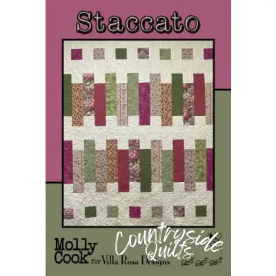 Villa Rosa Designs - Staccato - Post Card Quilt Pattern