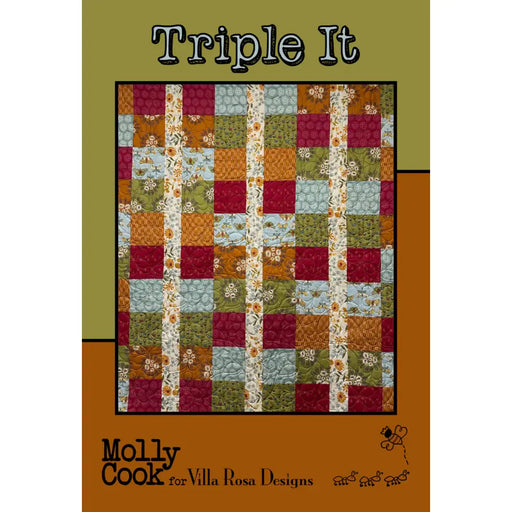 Villa Rosa Designs - Triple It - Post Card Quilt Pattern